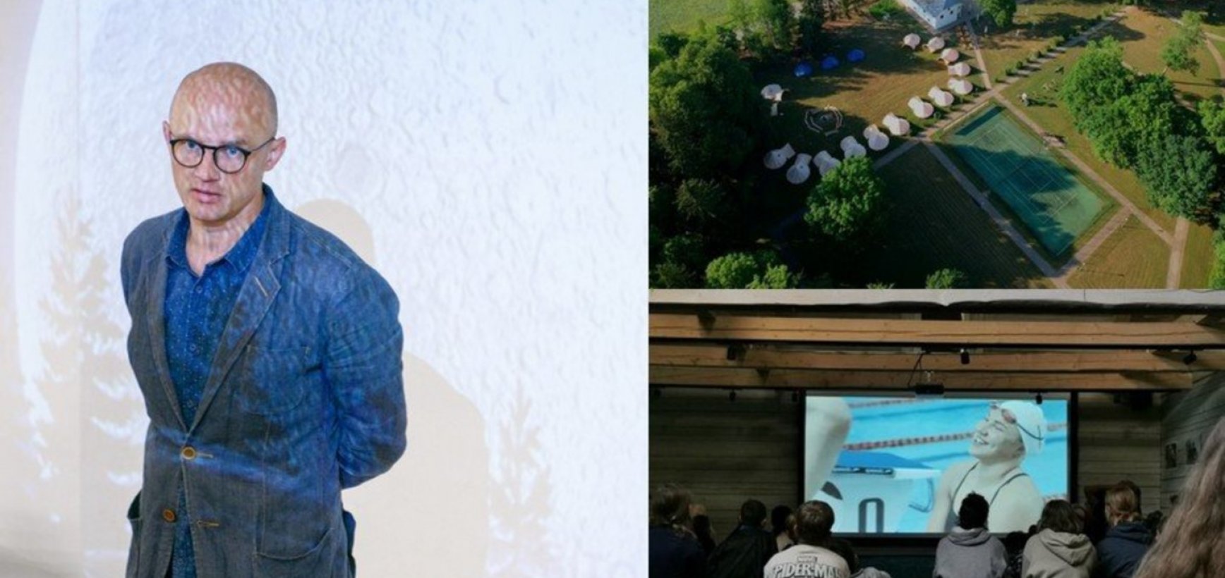 Edmundas Jakilaitis Kaltanėnuose sukūrė tikrą pramogų oazę: siūlo kiną po žvaigždėmis