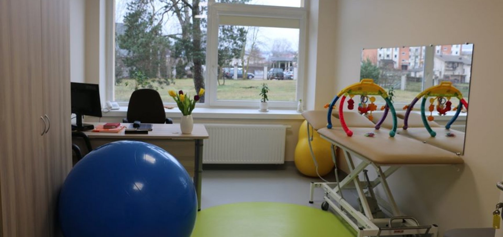 Duris atveria moderniai atnaujinti vaikų ligų skyriai