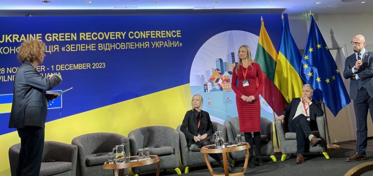 Ukraine Green Recovery Conference in Vilnius - CPVA presents its leading initiative for Ukraine’s recovery.
